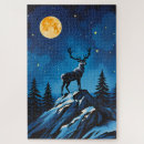 Recherche de renne puzzles Lune