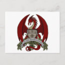Recherche de rouge dragon cartes postales Dragons