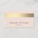 Recherche de blush pink cartes visite Simple