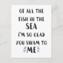 Recherche de poisson noir et blanc cartes postales Mer