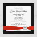 Recherche de black white red invitations Fête
