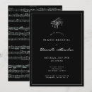 Recherche de musique feuille invitations Noir