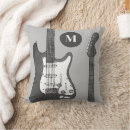 Recherche de rock and roll coussins Musicien