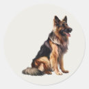 Recherche de berger allemand noir autocollants Mignon