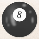 Recherche de boule huit dessous de verres Billard