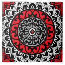 Recherche de mandala noir et blanc carreaux Sud ouest