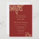 Recherche de rouge ivoire invitations Classique