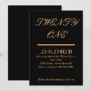 Recherche de black and gold invitations D'anniversaire