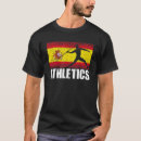 Recherche de athlétisme tshirts Drapeau
