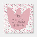 Recherche de rose de tulipe carrés magnets Fleur