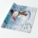 Recherche de scène de neige papier cadeau Hiver