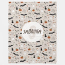 Recherche de halloween couvertures plaids Monogramme