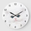 Recherche de oeil bleu horloges Chat
