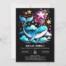 Recherche de whale anniversaire invitations Aquarelle