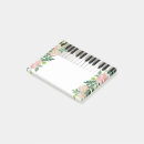 Recherche de piano post its Noir et blanc