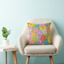 Recherche de fleurs hippie coussins Motif