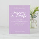 Recherche de violet invitations Jolie