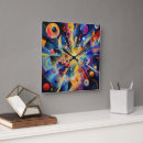 Recherche de explosion horloges Abstrait
