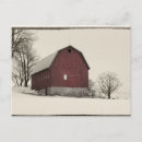 Recherche de vieille grange cartes postales Rouge