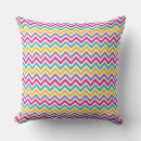 Recherche de rayures chevron coussins Coloré