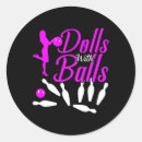 Recherche de bowling drôle autocollants Humour