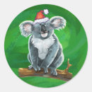Recherche de koala noël autocollants Festif