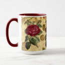 Recherche de tapisserie vintage tasses Rose
