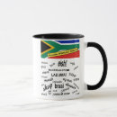 Recherche de sud africain tasses Drapeau