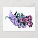 Recherche de amour gothique cartes postales Squelette