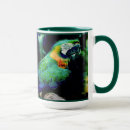 Recherche de perroquet vert tasses Ara