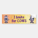 Recherche de vache voiture autocollants Humour