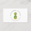 Recherche de ananas hawaïen cartes visite Immobilier