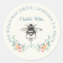 Recherche de bourdonnement autocollants Floral
