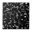 Recherche de notes musicales carreaux Vintage