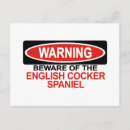 Recherche de cockers anglais cartes postales Dog