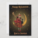 Recherche de sorcière noire invitations Vintage