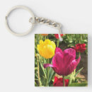 Recherche de printemps porteclés Tulipe