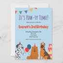 Recherche de paw invitations Fille