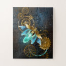 Recherche de lucioles puzzles Bleu