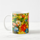 Recherche de toile peinture tasses Fleur