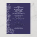Recherche de pourpre 11x14 invitations Floral