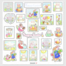 Recherche de joyeuses pâques autocollants Pour enfants