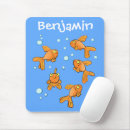 Recherche de carpe tapis souris Poisson rouge