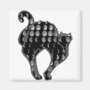 Recherche de chat noir de halloween magnets Félin