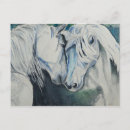 Recherche de chevaux bleus cartes postales Vert