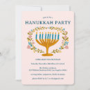 Recherche de menorah invitations De partie hanoukka