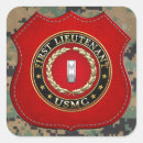 Recherche de lieutenant autocollants Usmc 1stlt de promotion