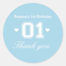 Recherche de nombre autocollants Bleu