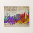 Recherche de san francisco puzzles Aquarelle