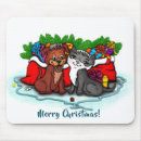 Recherche de noel tapis souris Chat